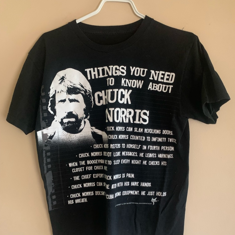 Chuck Norris t shirt